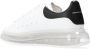 Alexander McQueen Transparante zool sneakers wit zwart logo - Thumbnail 5