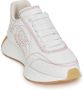 Alexander mcqueen Witte lage sneakers met rode geperforeerde details Wit Dames - Thumbnail 4