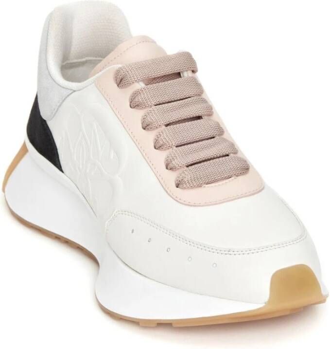 alexander mcqueen Sprint Runner Low-Top Sneakers Wit Dames