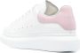 Alexander mcqueen Vernieuw je stijl met witte en porseleinroze leren sneakers Wit Dames - Thumbnail 12