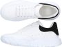Alexander mcqueen Leren Sneakers met Suède Detail White - Thumbnail 2