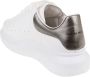 Alexander mcqueen sneakers oversized in wit leer en zilveren hak Meerkleurig Dames - Thumbnail 14