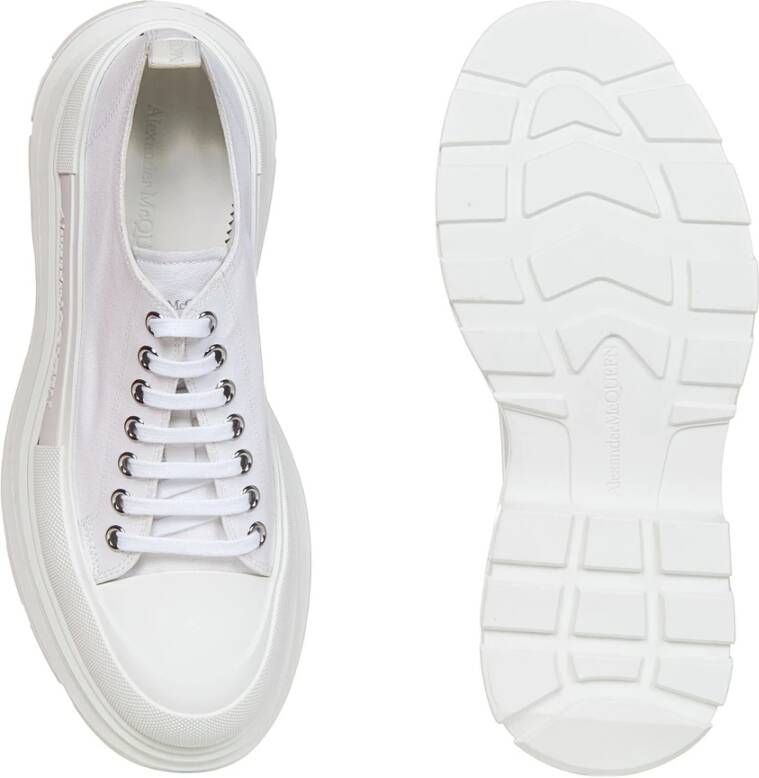 alexander mcqueen Witte Veterschoenen voor Heren Wit Heren