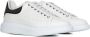Alexander McQueen Witte Leren Sneakers Stijlvol Geperforeerd - Thumbnail 2