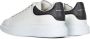 Alexander McQueen Witte Leren Sneakers Stijlvol Geperforeerd - Thumbnail 3