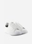 Alexander mcqueen Witte leren sneakers met zwarte leren hiel Moderne stijl Wit - Thumbnail 3