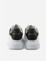Alexander mcqueen Witte leren sneakers met zwarte leren hiel Moderne stijl Wit - Thumbnail 4