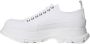 Alexander mcqueen Witte Veterschoenen met Rubberen Neuskap White - Thumbnail 4