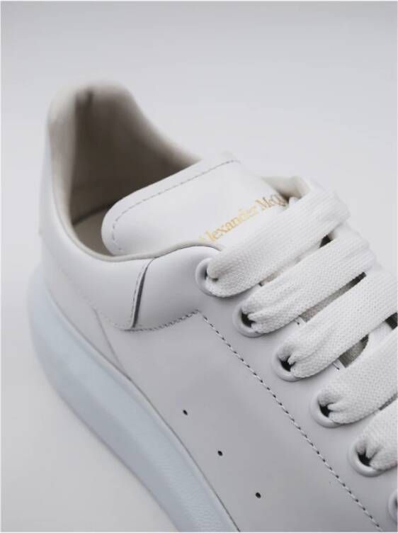 alexander mcqueen Verhoog je sneaker game met leren sneakers Wit Heren