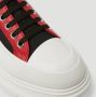 Alexander mcqueen Canvas Track Sole Sneakers White Heren - Thumbnail 3