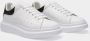 Alexander mcqueen Witte leren sneakers met zwarte leren hiel Moderne stijl Wit - Thumbnail 5