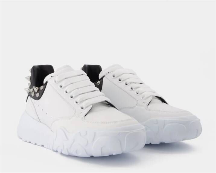 alexander mcqueen Witleren Sneakers met Studs Wit Heren