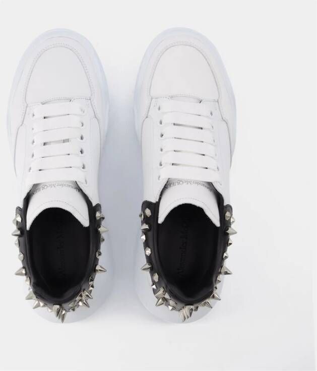 alexander mcqueen Witleren Sneakers met Studs Wit Heren