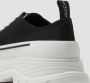 Alexander mcqueen Zwarte en witte katoenen sneakers Zwarte Canvas Lage Sneakers Zwarte Veterschoenen met Oversized Rubberen Zool Black Dames - Thumbnail 11