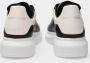 Alexander mcqueen Oversized Sneakers in Black Leather and white Heel Zwart - Thumbnail 4