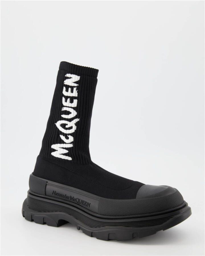 alexander mcqueen Bottines Tread Slick Taille: 40 bestseller: 40 Zwart Heren