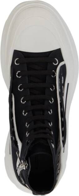 alexander mcqueen Czarny Tread Slick Enkellaarzen Zwart Heren