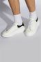 Alexander McQueen Witte Zwarte Oversized Sneakers Ronde Neus - Thumbnail 3