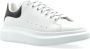 Alexander McQueen Witte Zwarte Oversized Sneakers Ronde Neus - Thumbnail 5