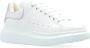 Alexander mcqueen Witte Leren Sneakers met Zilveren Accenten White Dames - Thumbnail 10