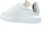 Alexander mcqueen Witte Leren Sneakers met Zilveren Accenten White Dames - Thumbnail 11