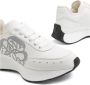 Alexander McQueen Sprint Runner White Black Sneakers - Thumbnail 2