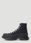 Alexander mcqueen Stevige profiel canvas laarzen Zwart Heren - Thumbnail 3