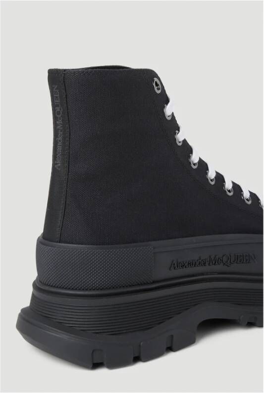 alexander mcqueen Stevige profiel canvas laarzen Zwart Heren