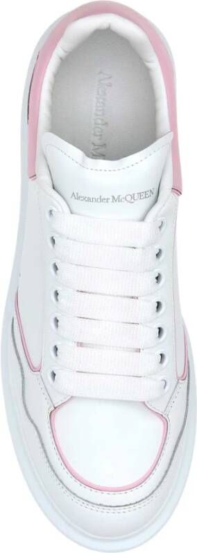 alexander mcqueen Stijlvolle leren sneakers White Dames