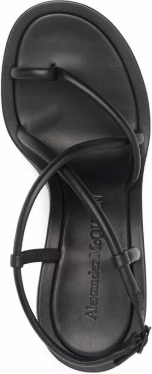 alexander mcqueen Elegante Sandalen met Lusriem Zwart Dames