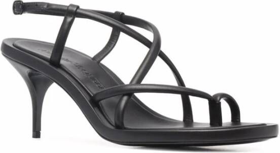 alexander mcqueen Elegante Sandalen met Lusriem Zwart Dames