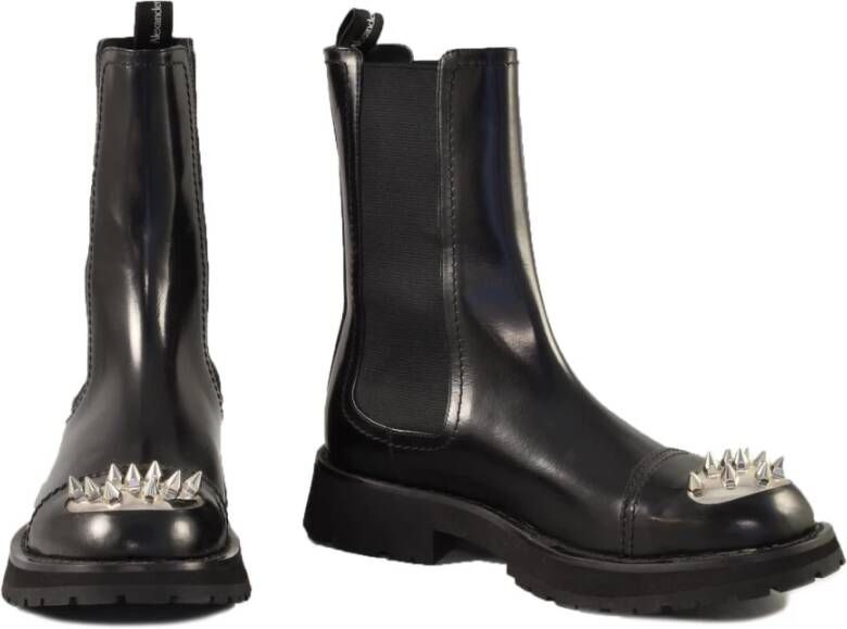 Alexander McQueen Studded Leren Beatles Schoenen