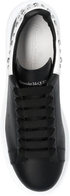 alexander mcqueen Studded Leren Sneakers Black Heren
