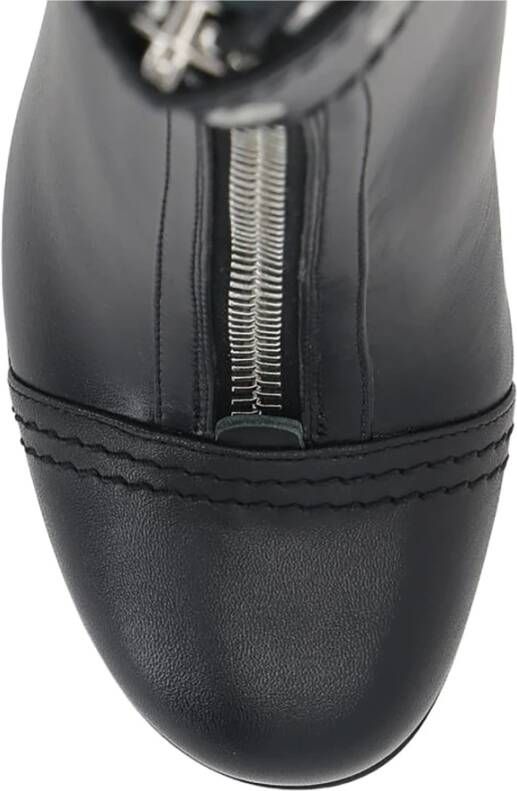 alexander mcqueen Studded Zip Enkellaarzen Black Dames