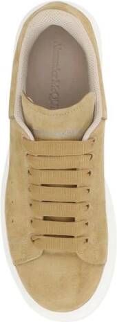 Alexander McQueen Suède Leren Sneakers met Plateauzool