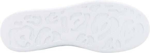 alexander mcqueen Tech Calf Sneakers met Dubbel Logo White Heren
