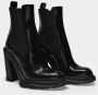 Alexander mcqueen Stijlvolle Chelsea laarzen met hak Black Dames - Thumbnail 2