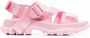 Alexander mcqueen Stijlvolle platte sandalen voor vrouwen Roze Dames - Thumbnail 5
