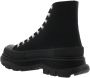 Alexander mcqueen Zwarte Canvas Sneakers met Oversized Rubberen Zool Black Heren - Thumbnail 5