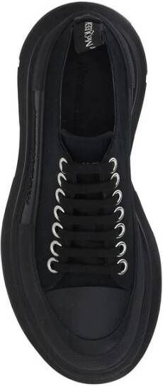 Alexander McQueen Zwarte Tread Slick Sneakers