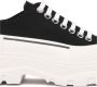 Alexander McQueen Tread Slick Zwart Wit Sneakers - Thumbnail 2