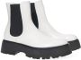 Alexander mcqueen Elegante Monochrome Leren Laarzen White Dames - Thumbnail 10