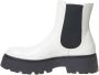 Alexander mcqueen Elegante Monochrome Leren Laarzen White Dames - Thumbnail 11