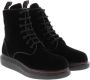 Alexander mcqueen Velvet Lace-Up Hybrid Sneakers Black Dames - Thumbnail 4