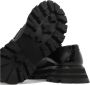 Alexander mcqueen Zwarte glanzende leren loafers met tankzool Black Dames - Thumbnail 6