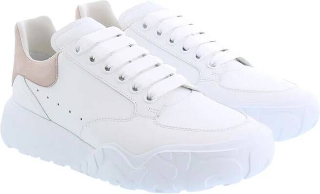 Alexander McQueen Wit Roze Dames Sneaker