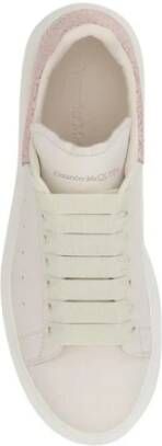 alexander mcqueen WitRoze Leren Sneakers Pink Dames