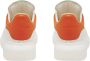 Alexander McQueen Witte Kalfsleren Modieuze Sneakers - Thumbnail 2