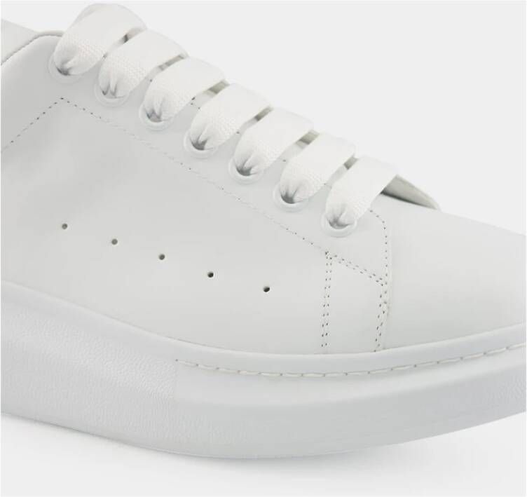 Alexander McQueen Witte Khaki Oversized Sneakers