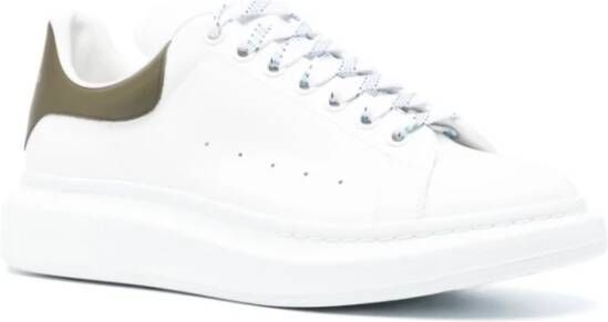 alexander mcqueen Witte lage leren sneakers White Heren